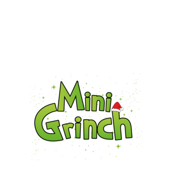 Grinch Family Mini Grinch model negru pe tricou