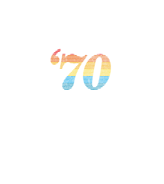 Retro Birthday 1970 model negru pe tricou