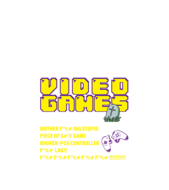 I don't always die when playing video games model alb pe tricou