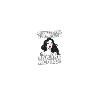 Ceea ce se întâmplă la petrecerea burlacilor rămâne acolo model negru pe tricou