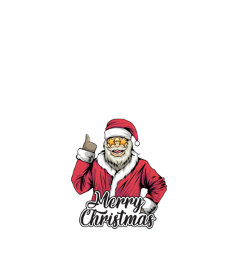 Merry christmas Santa model roșu pe tricou