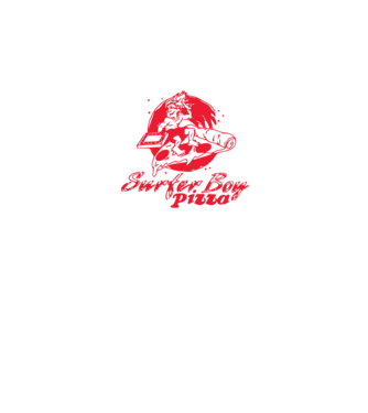 surfer boy pizza stranger things model gri pe tricou