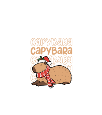Xmas Cappy model negru pe tricou