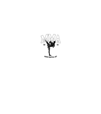 MMA model negru pe tricou