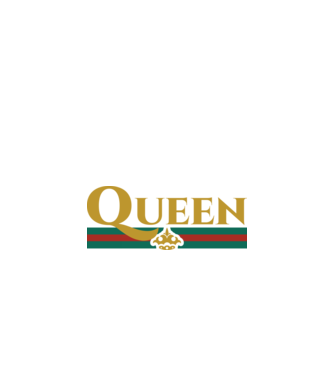 Gucci queen model negru pe tricou