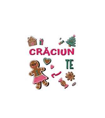 Tot ce-mi doresc de Crăciun să TE Femei Negru model alb pe tricou
