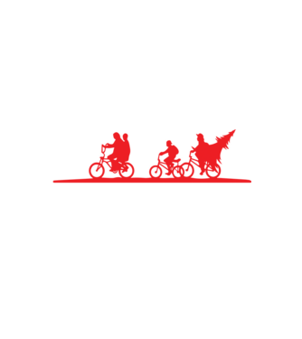 christmas things model negru pe tricou