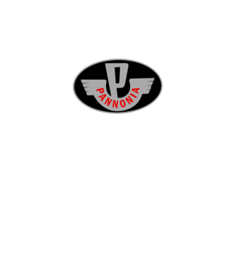 Logo Pannonia model galben neon pe tricou