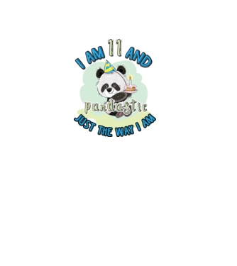 PANDASTIC 11 model alb pe tricou