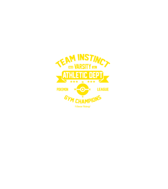 Team instinct champions model negru pe tricou
