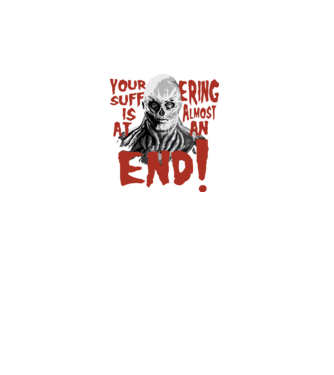 vecna your suffering is almost at an end model turcoaz pe tricou