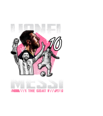 Messi tribute model alb pe tricou
