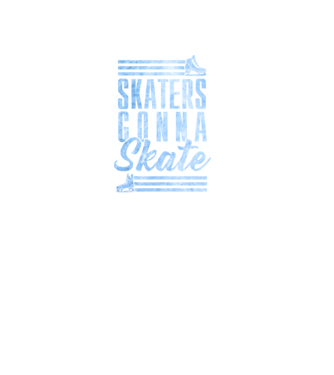 skaters gonna skate model negru pe tricou