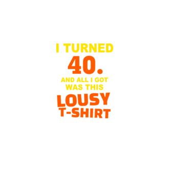 Lousy T-shirt 40 model negru pe tricou