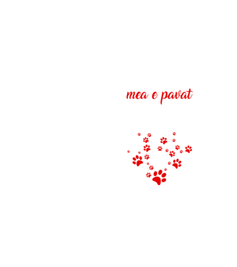 Drumul spre inima mea e pavat cu urme de labe model galben neon pe tricou