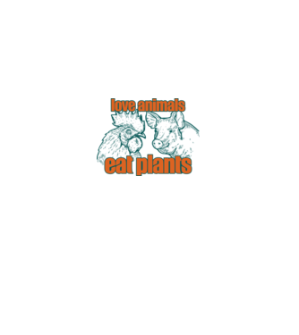 love animals model alb pe tricou