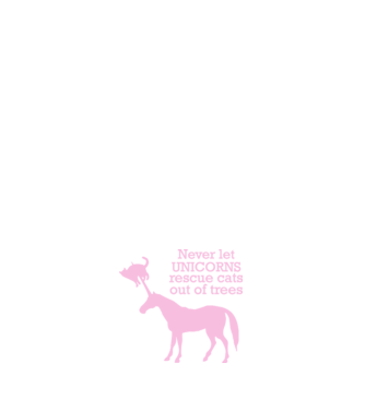 unicorn cat model negru pe tricou