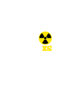 'Chernobyl ''86 3 culori' model negru pe tricou
