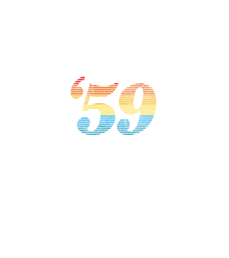 Retro Birthday 1959 model negru pe tricou