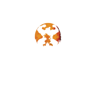 goku sunset model negru pe tricou