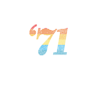 Retro Birthday 1971 model alb pe tricou