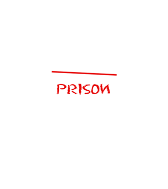Back to prison - școală model negru pe tricou