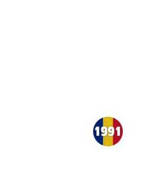 Made in 1991 model alb pe tricou