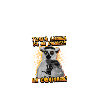 toată lumea - să se calmeze - mă căsătoresc model negru pe tricou