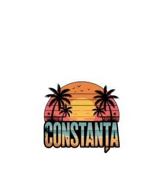 Constanța model negru pe tricou