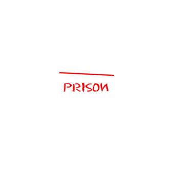 Back to prison - școală model negru pe tricou