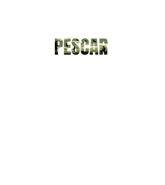 PESCAR model negru pe tricou