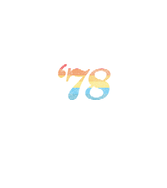Retro Birthday 1978 model negru pe tricou