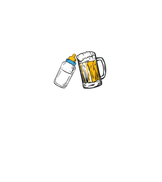 să curgă laptele! model negru pe tricou