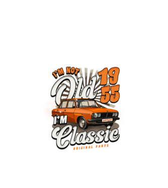 DACIA 1955 model negru pe tricou