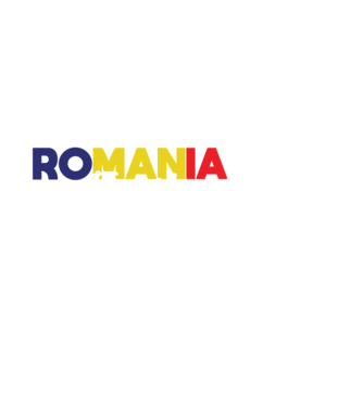 Romania forever model negru pe tricou