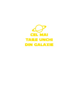 Cel mai tare unchi din galaxie model negru pe tricou
