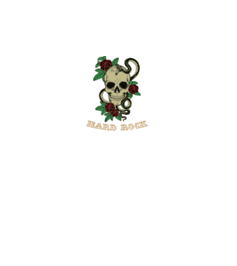 Hard Rock 1 model alb pe tricou