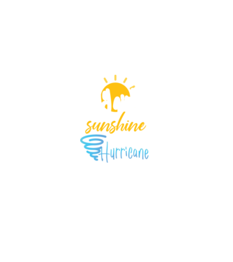 July Girls are Sunshine mixed with a little Hurricane model negru pe tricou