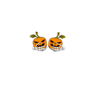 Pumpkin titts model negru pe tricou