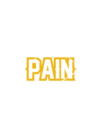 No Pain No Gain model alb pe tricou