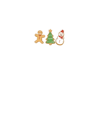christmas cookies model negru pe tricou