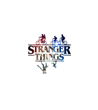 stranger things quote poster2 model alb pe tricou