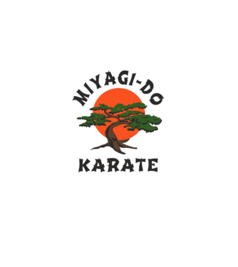 Miyagi-do karate cobra kai model alb pe tricou