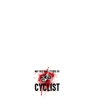My blood type model alb pe tricou