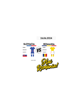 SLO-ROU euro 2024 calendar model negru pe tricou