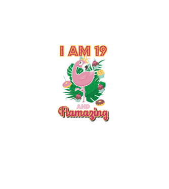 FLAMAZING Birthday 19 Years old model alb pe tricou
