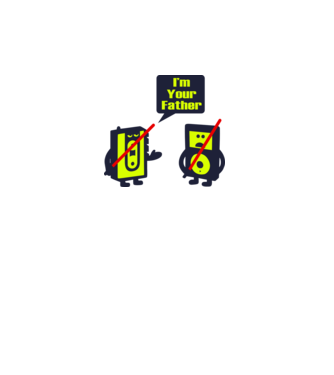 'I''m Your Father 1' model gri pe tricou