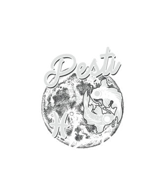 Zodiac femeie PEȘTI retro model alb pe tricou