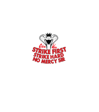 Strike first strike hard logo model alb pe tricou