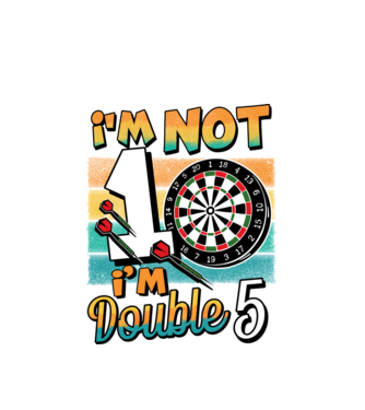 Darts Birthday 10 years old model alb pe tricou